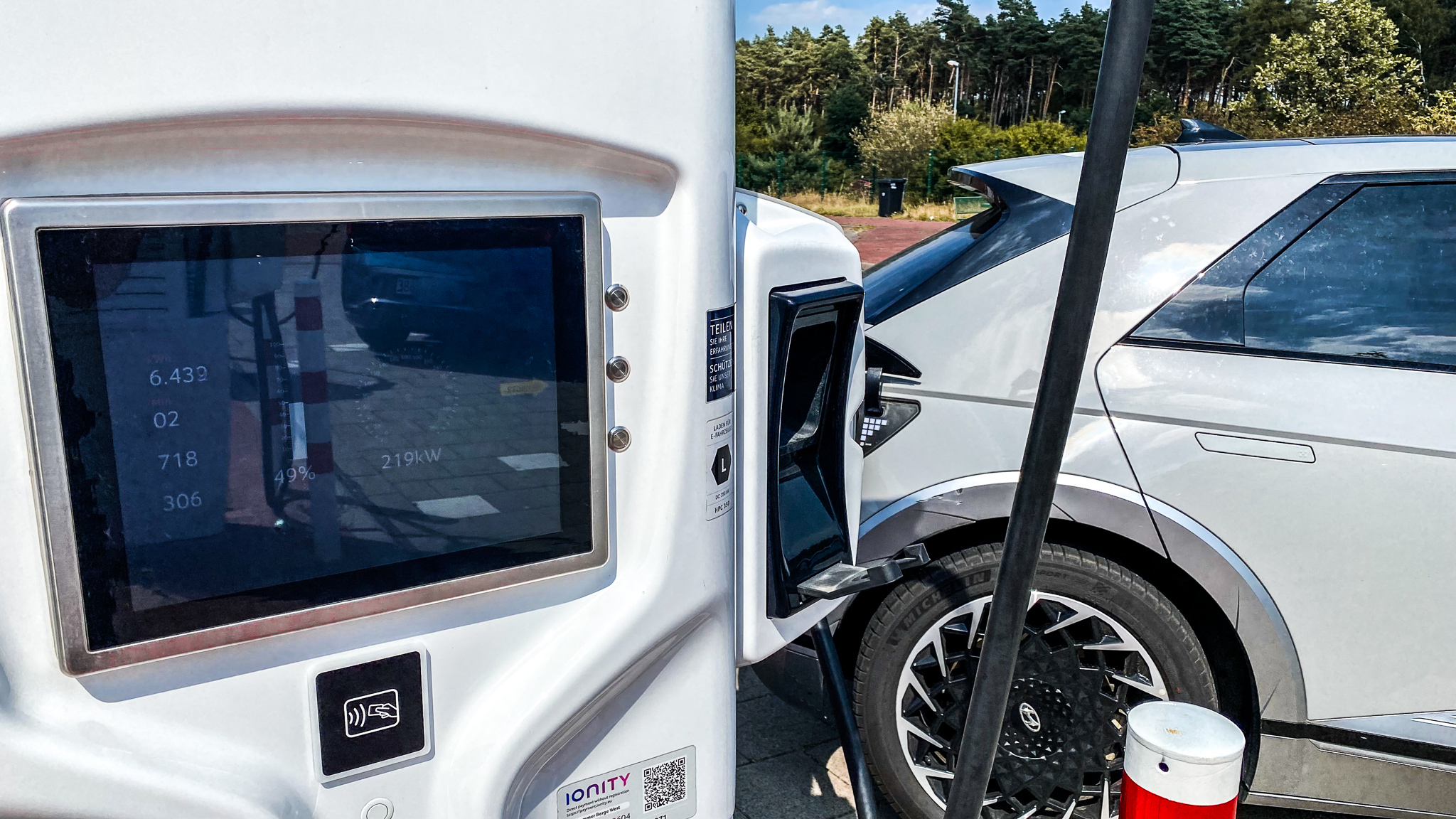 IONIQ5 Dammer Berge IONITY Ladestation  2