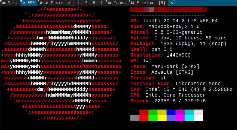 zsh ist mir ein bisschen ans Herz gewachsen