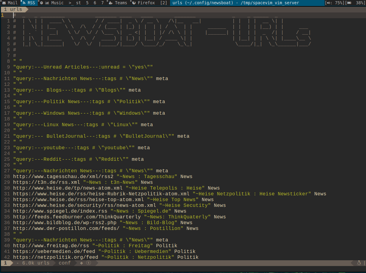 In der URL Datei kann man mit RegEx ein bisschen was tricksen und für Übersicht sorgen