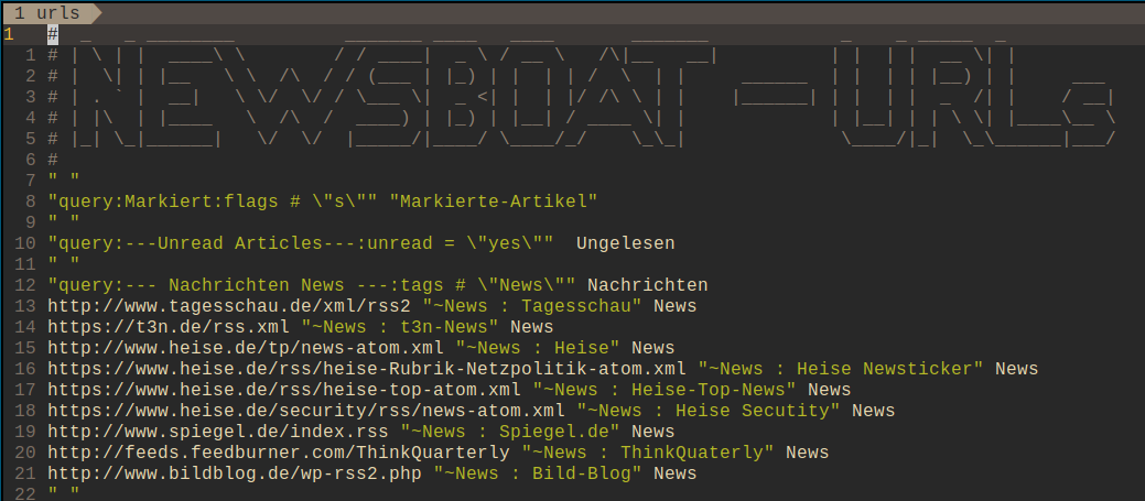 In der URL Datei kann man mit RegEx ein bisschen was tricksen und für Übersicht sorgen